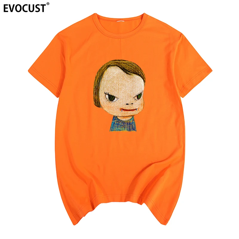 

Yoshitomo Nara simple o neck stretch solid new tops clothing casual t-shirt Cotton Men T shirt New TEE TSHIRT Womens