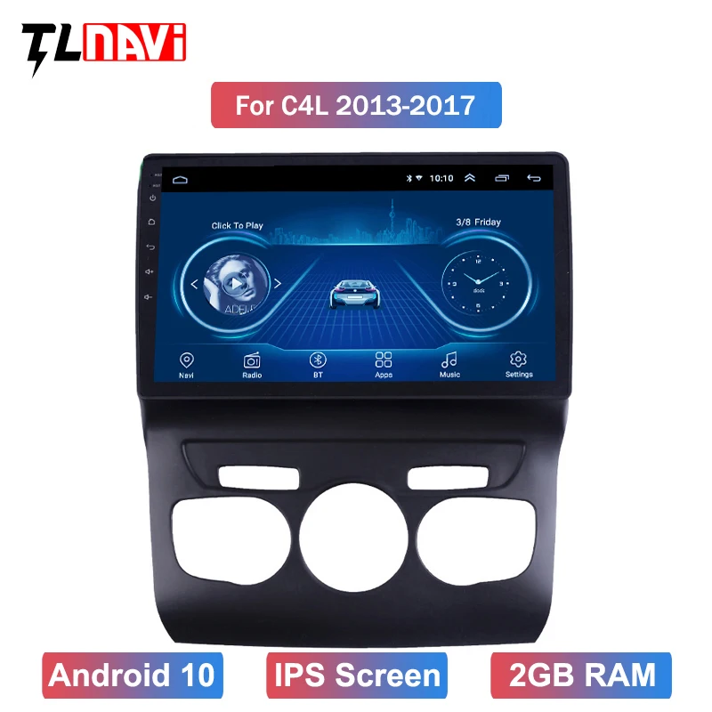 

Android 10.0 2Din Car Radio For Citroen C4 C4L 2013 - 2016 2 DIN stereo Multimedia Audio Player Navigation GPS Video DVD Wifi