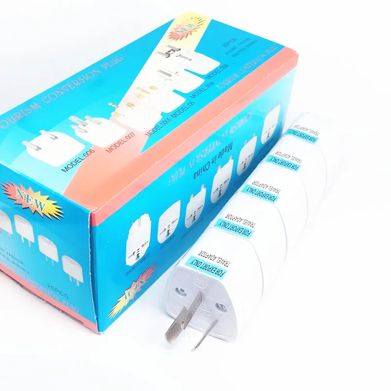 Высококачественный адаптер питания дорожный 3 pin US/UK/EU в AU универсальный