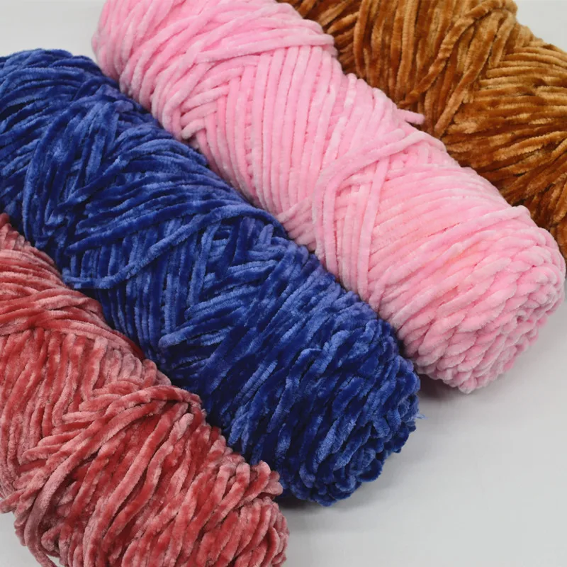 Новые цвета 100 г ПК Вельветовая пряжа мягкая шерстяная детская для вязания