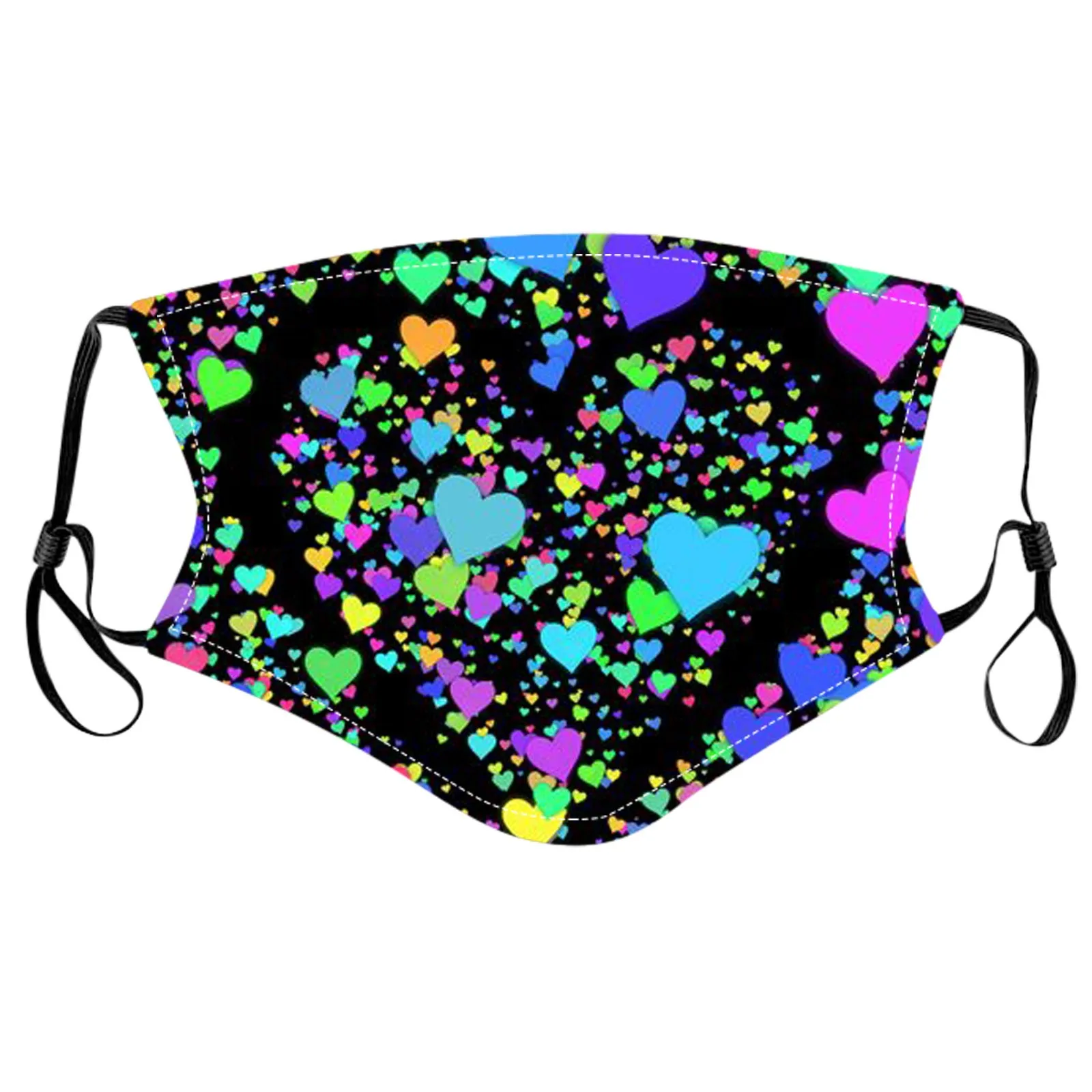 Маска многоразовая для влюбленных моющаяся Пылезащитная хлопчатобумажная с