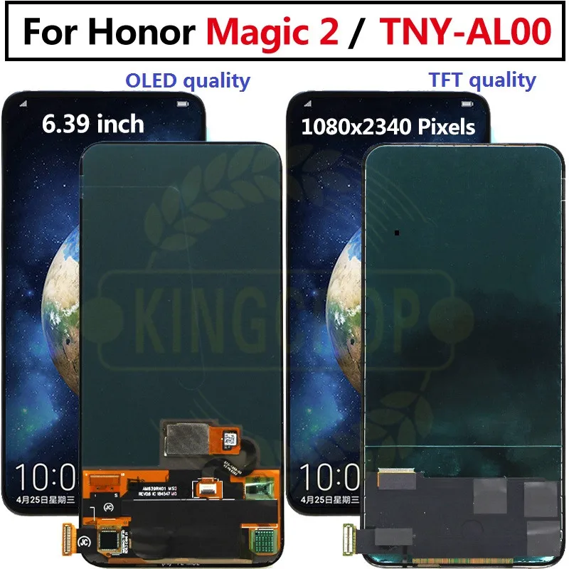 Сменный дисплей Super AMOLED Honor Magic 2 для HUAWEI ЖК-дисплей с сенсорным экраном 6 39