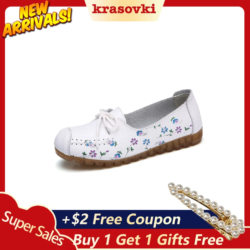Krasovki/женские тонкие туфли Сезон весна Прямая поставка Туфли на плоской подошве