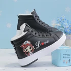 Обувь для девочек, обувь для мальчиков, женские сапоги из искусственной кожи, модная обувь для малышей, теплые зимние сапоги, обувь на платформе