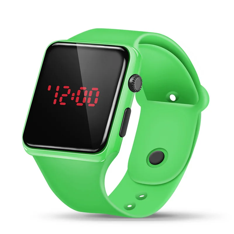 

200pcs / lot Korean version square LED watch children's sports fashion square led electronic watch