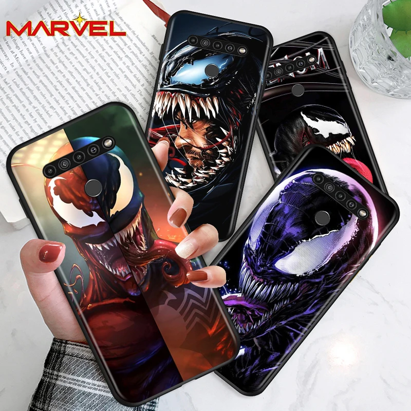 

Venom Marvel Hero for LG G8 G8S G8X V30 V35 V40 V50 V60 ThinQ Q60 K40 K50 K51 K61 K71 K92 K62 K42 Black Phone Case