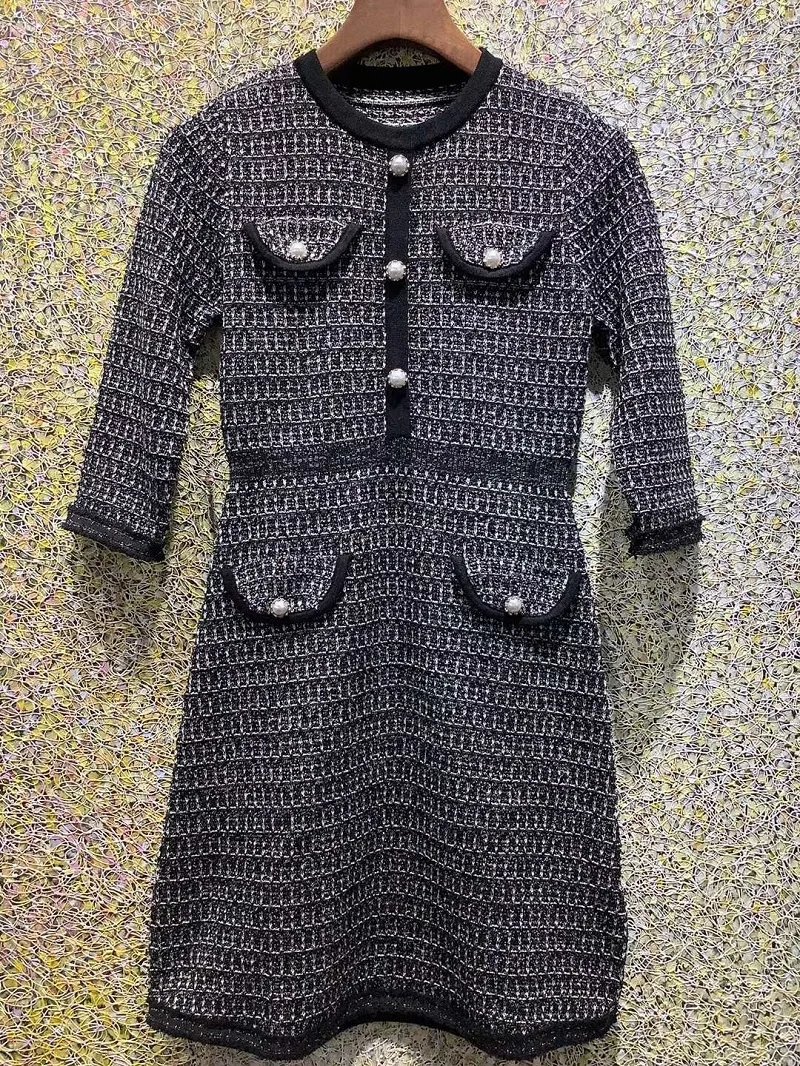 Женский трикотажный свитер повседневный джемпер винного и черного цветов с