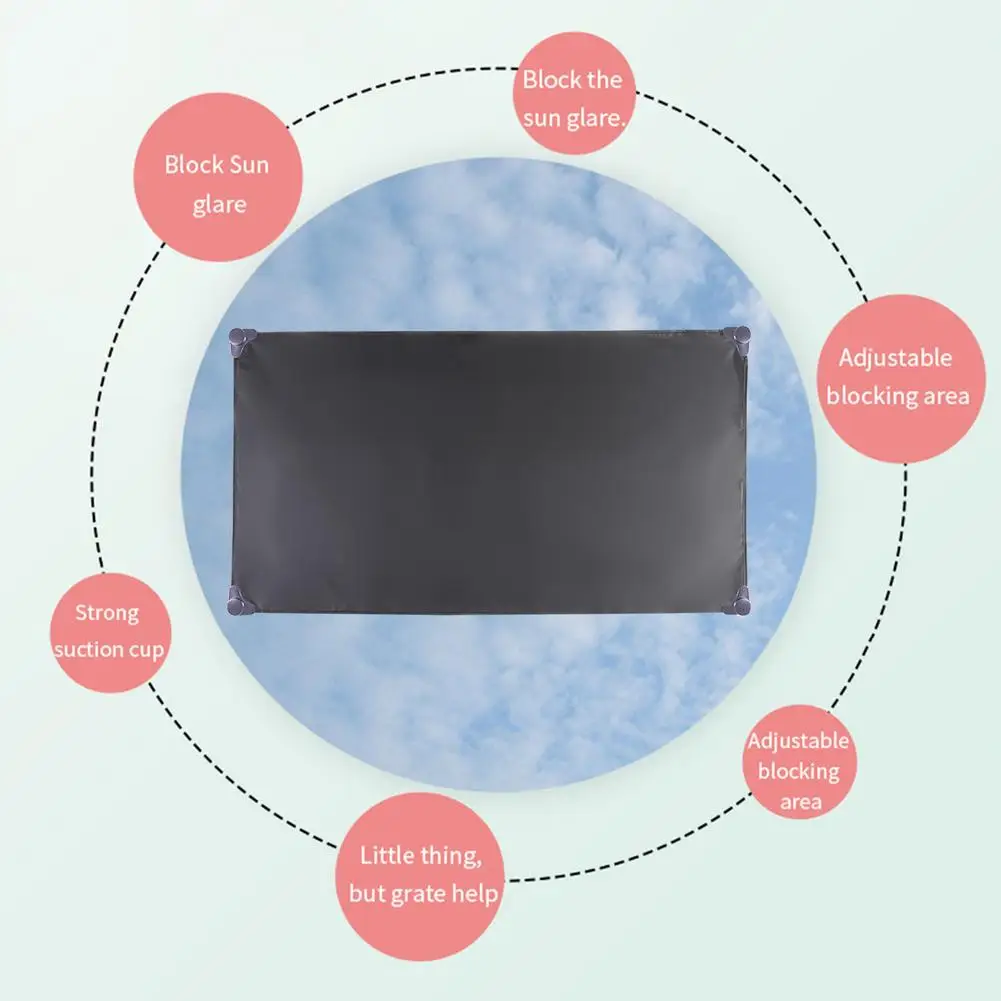 

1PC Car Window Shade Vehicle Shield Visor Protection UV RAY Blocking Screen Foldable Front Window Sunshade