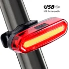 120 люмен велосипедный задний светильник USB Перезаряжаемые Велоспорт Светодиодный фонарь светильник Водонепроницаемый MTB дорожный велосипед хвост светильник Аксессуары для велосипеда