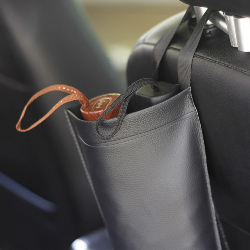 

Universal Car Umbrella Bag Leather Foldable Car Auto Seat Back Waterproof Umbrella Storage Organizer Cover Case Car Accessories