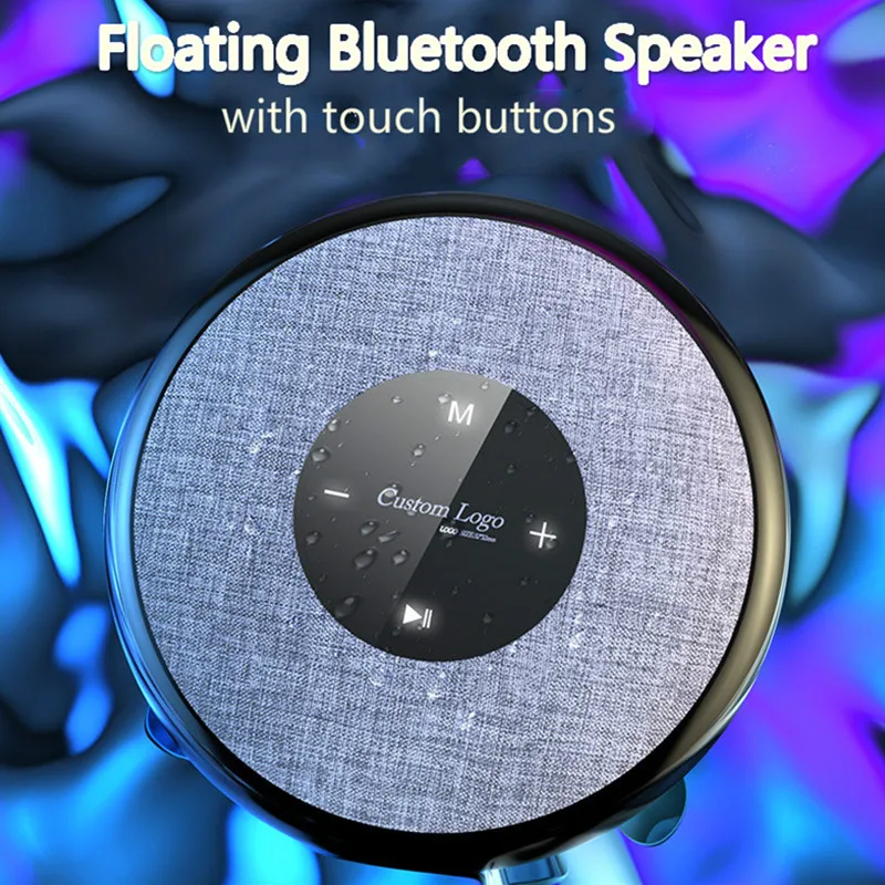 

C7 Wireless Bluetooth Speaker IPX6 Waterproof Swimming Soundbox with Touch the Illuminated Button Mini Spa Pool LED Light