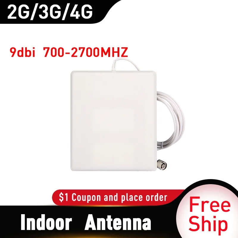 Панельная Антенна 2G 3G 4G 700 2700 МГц CDMA GSM DCS LTE Внутренняя антенна gsm повторитель