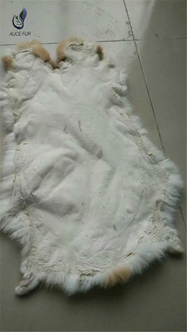 Оптовая продажа по низкой цене натуральный кроличьи шкуры дубленого меха|rabbit