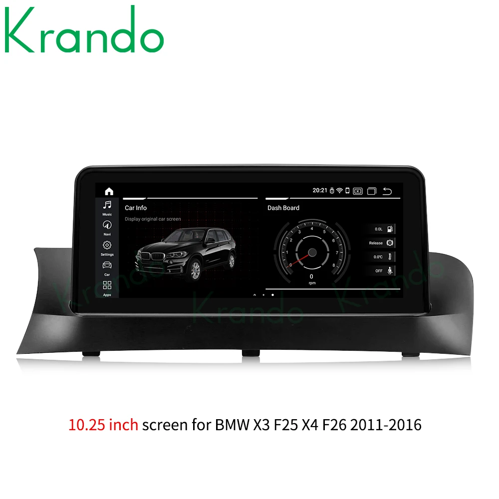 Автомобильный мультимедийный плеер Krando 10 25 дюйма Android 11 с радио навигацией GPS для