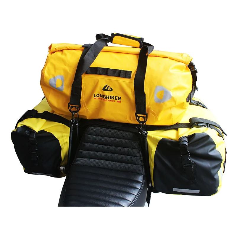 Мотоциклетные водонепроницаемые сумки на заднее сиденье дорожная сумка 66 л
