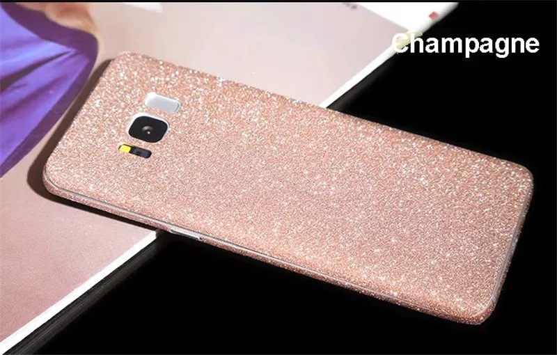 Блестящий чехол для телефона samsung Galaxy S9 Plus, защитная пленка, блестящая наклейка s для Galaxy S9 S9 Plus