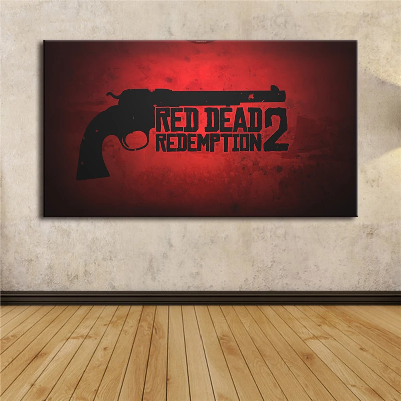 Печать художественных игр Red Dead 2 постер выкуп выкупа принты на холсте игровая