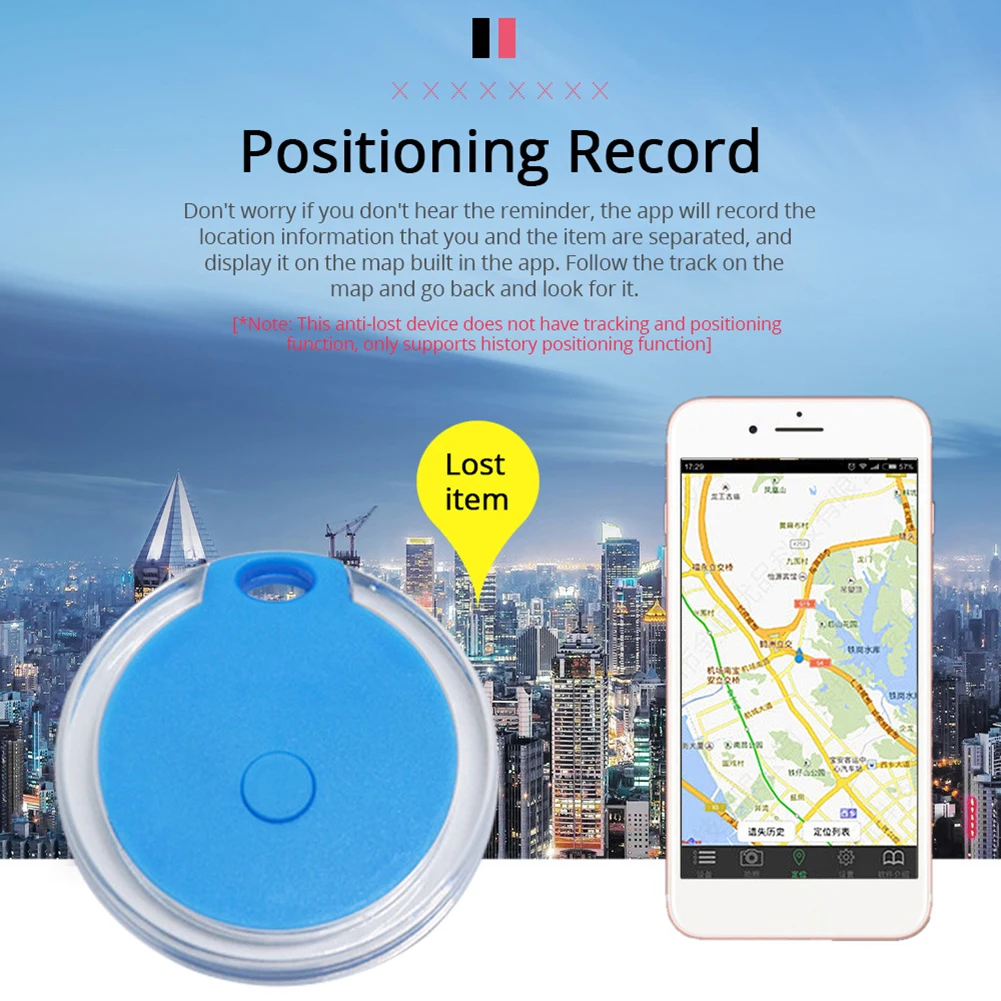 

4pcs Round Key Finder Bluetooth-compatible Item Locator Pet Dog Child Car Tracker Finder for Key Phone Wallet Pet Children