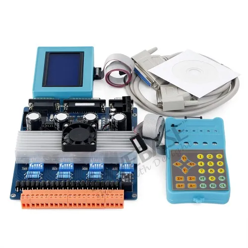 4-осевой TB6600 контроллер 0-10 А HB Nema08 шаговый двигатель 12 В PSU для комплекта ЧПУ |