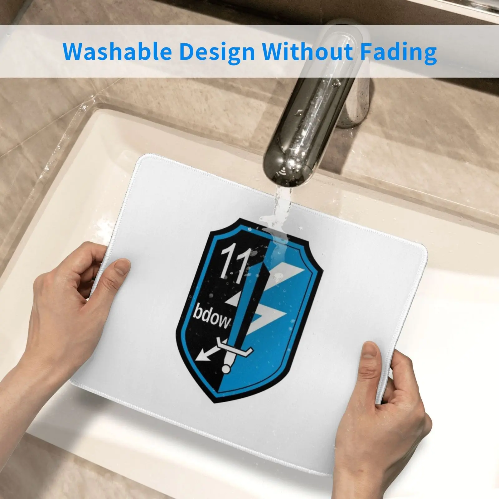 

Shoulder Insignia Of Polish Land Forces 11th Headquarters Battalion Mouse Pad DIY Print Shoulder