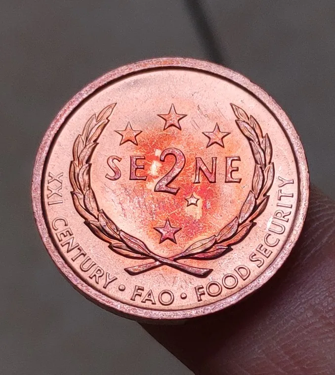 Самоа 2 цента 21 мм Монеты ЕС издание Европа 100% настоящие оригинальные