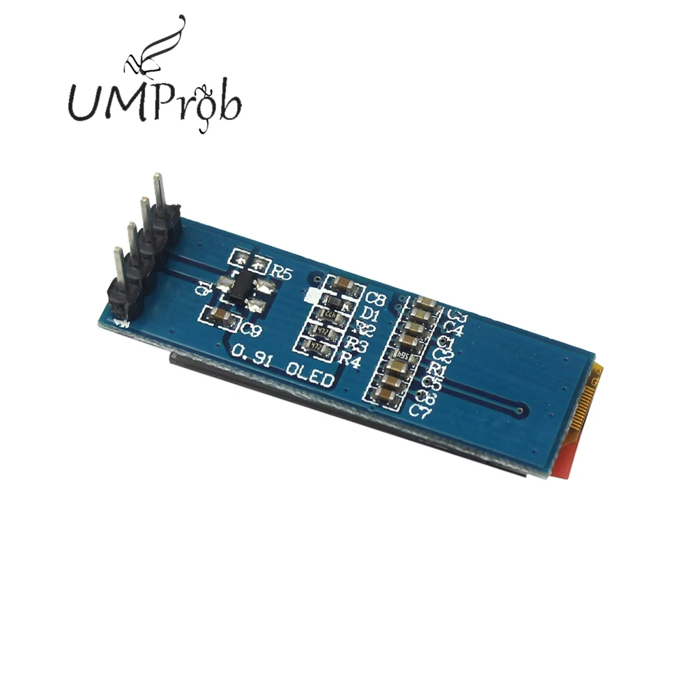 0,91 дюймов 128x32 IIC IEC белый/синий OLED ЖК-дисплей DIY модуль SSD1306 Драйвер IC DC 3,3 V 5V для arduino