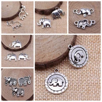 charms for jewelry making kit pendant diy jewelry accessories cute elephant charms