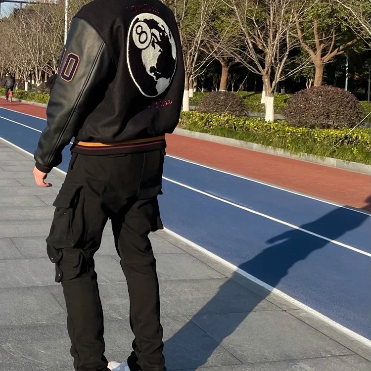 

2021 New Kenijima same vibe style 40th Anniversary Limited Baseball Jacket Black eight jacket jack