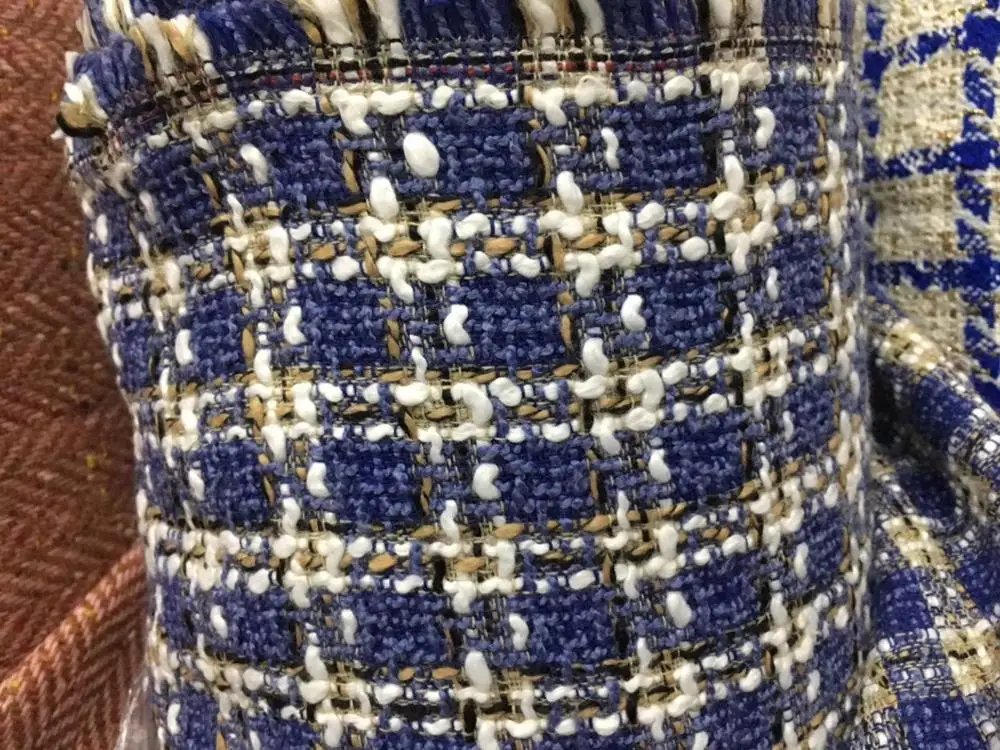 Бесплатная доставка проверка ткани из твида цена за 1 метр 59 дюймов | Дом и сад