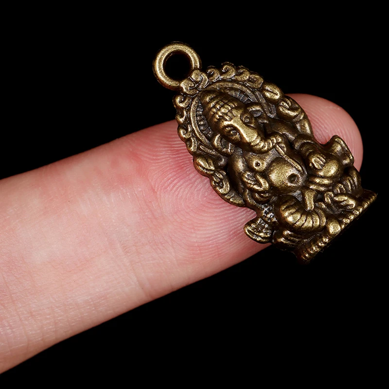 

10pcs/lot 14*27mm Vintage Religion Thailand Ganesha Charms Antique Alloy Buddha Charms Jewelry Pendants