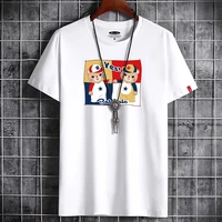 new t shirt for men summer 2021 anime harajuku graphic oversized goth punk manga vintage hip hop couples matching men clothing