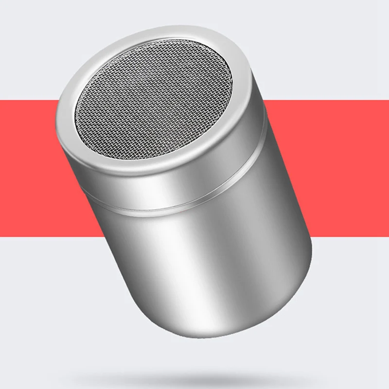 

1Pcs Chocolate Shaker Lid Stainless Steel Icing Sugar Flour Cocoa Powder Coffee Sifter Cooking Tool Kitchen Accessories