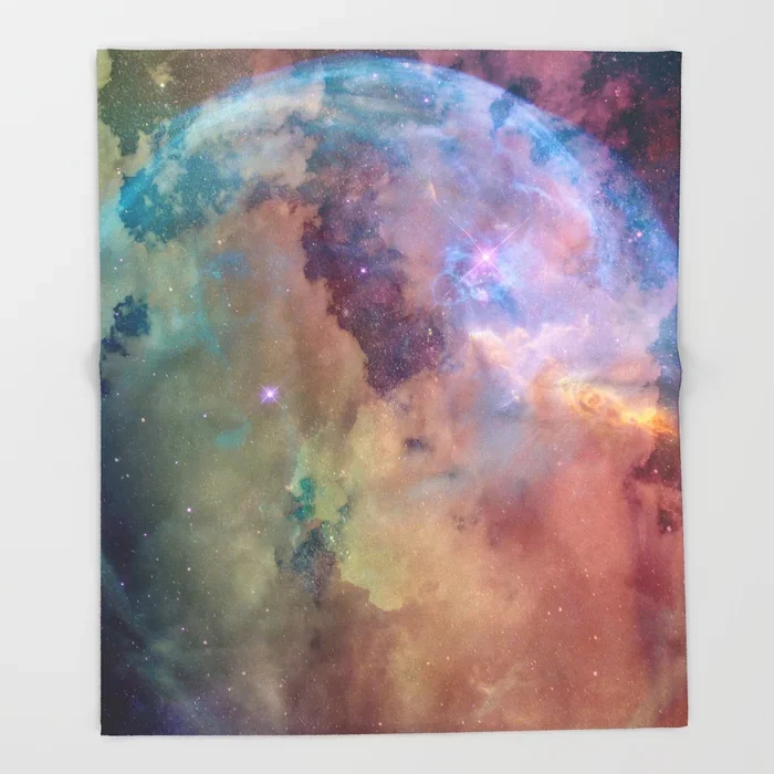 

Mandala Blanket Celestial Sky Fleece Blankets and Throw for Plane Travel Christmas Decorations for Home