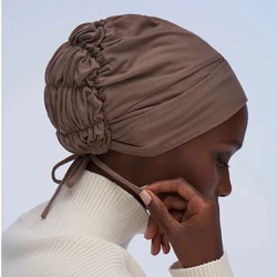 2022 Fashion Print Women’s Turban Hijab Caps Muslim Wrap Head Nightcap Hats Africa Headtie Chemo Bonnet Hair Loss Hat