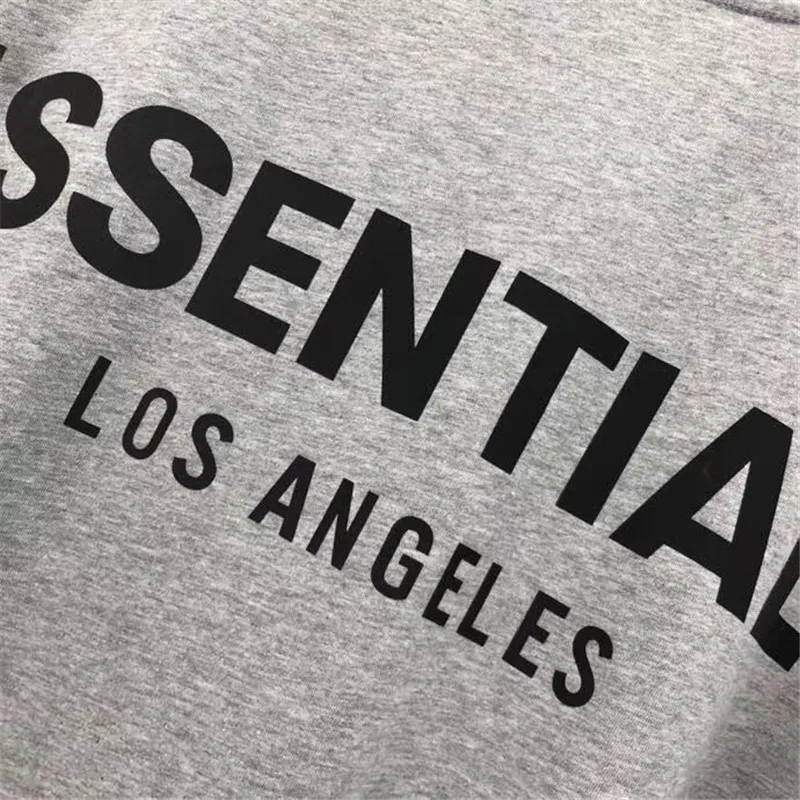 

1:1 High Quality Los Angeles Exclusive 3M Reflective FOG Essentials T shirts Men Women Top Tee Oversized T-Shirts