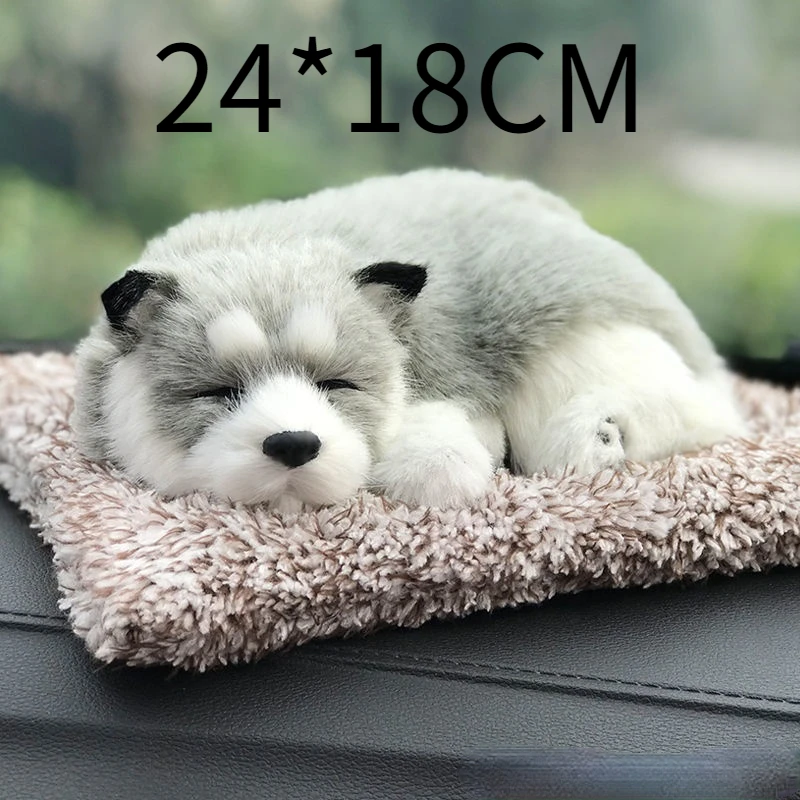 Juguete de peluche para ni&ntilde;os y ni&ntilde;as, mu&ntilde;eco de gato con simulaci&oacute;n de carb&oacute;n activado, decoraci&oacute;n de coche de bamb&uacute;, bonito regalo de cumplea&ntilde;os-4