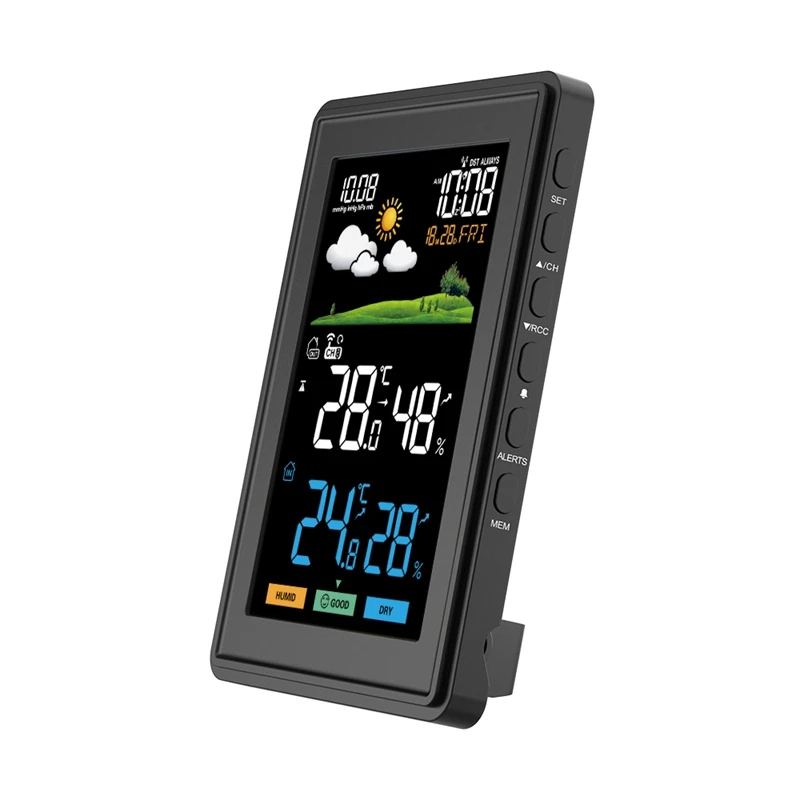 Baldr Wireless Weather Station Household Digital Thermometer Hygrometer mmHg Barometer Snooze Alarm -40℃~60℃ Forecast | Инструменты