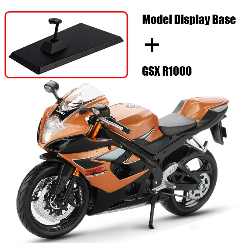 Maisto 1:12 Масштаб Модель мотоцикла Игрушка сплав гоночный автомобиль GSX R1000 модели мотоциклов внедорожные мотоциклы автомобили игрушки для детей - Цвет: set
