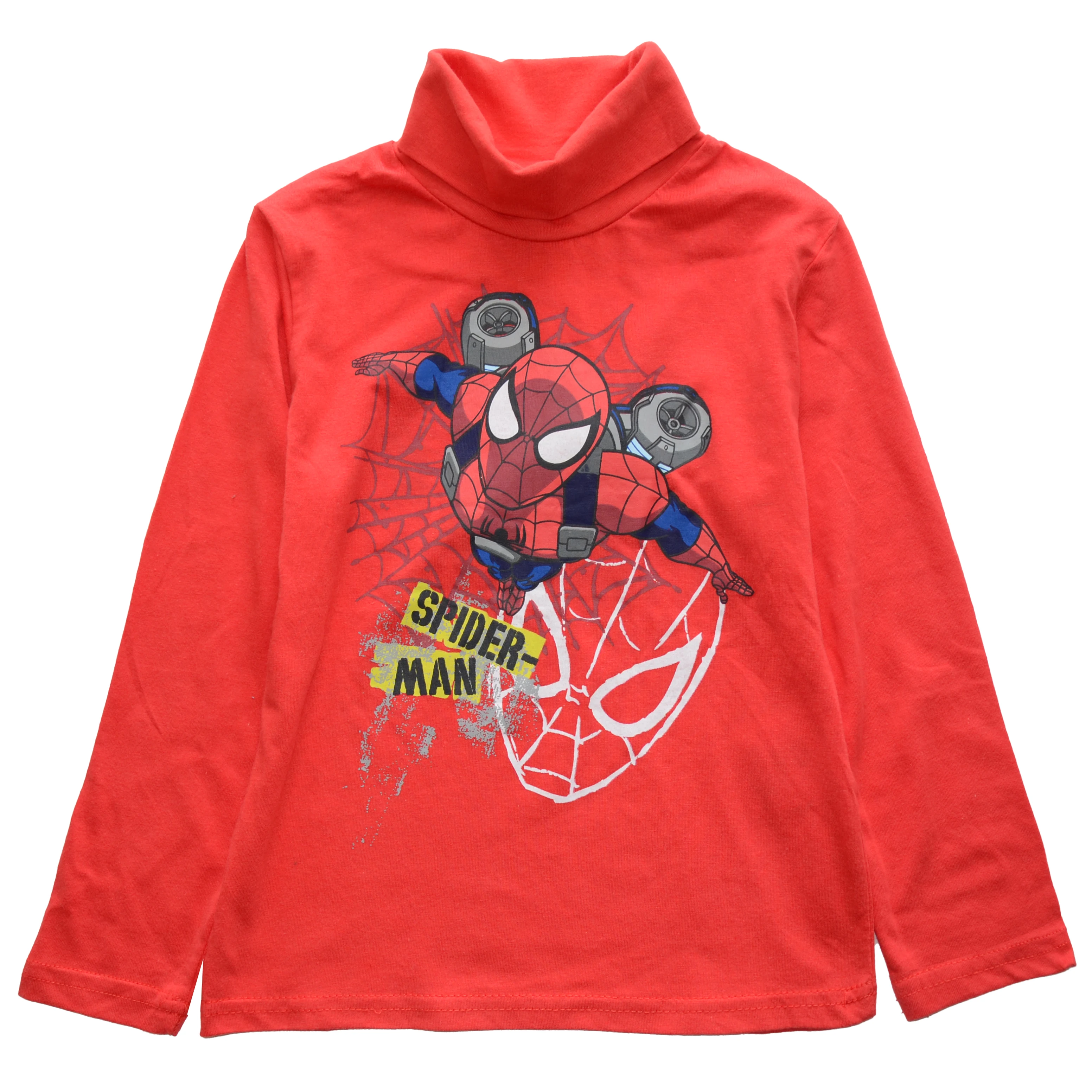 Футболка с длинным рукавом и высоким воротом для мальчиков |