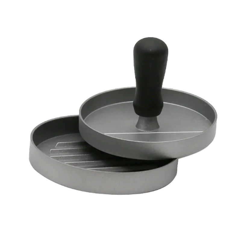 BORREY (12 см) Hamburger Mould Forms Beef Grill Burger Press Paper на высоком каблуке 11 см Aluminum Alloy Maker Machine Food