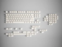 geekark bow r2 pbt plain white keycaps new mold sublimation keycap cherry profile mechanical keyboard keycaps