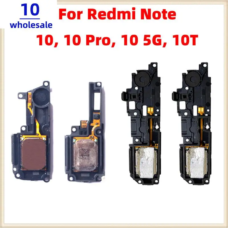 

10 PCS For Xiaomi Redmi Note 10 , 10 Pro , 10T , Note 10 5G Loudspeaker Buzzer Ringer Flex Cable Loud Speaker Phone Repair Parts
