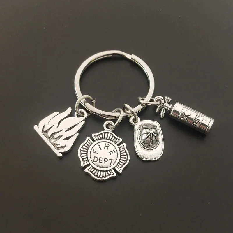 Новинка 2020 брелок для ключей с огнетушителем/подарок пожарной службы/подарок