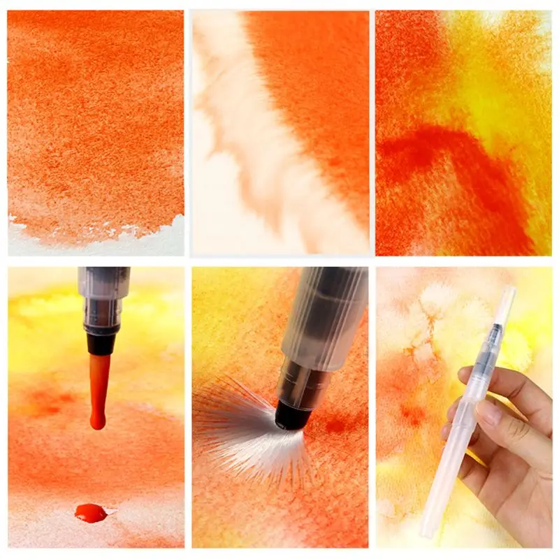 

1Box 36-Color Watercolor Pigment Set Paint Student Hand-painted Portable Painting Set Iron Box Art Supplies