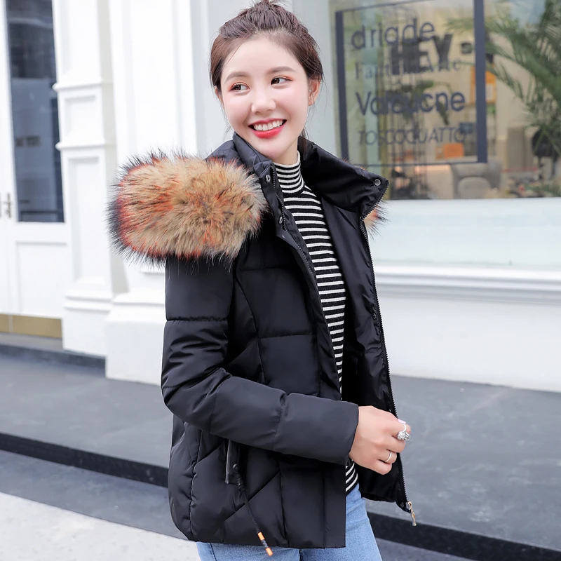 Женская парка с капюшоном ALMUERK теплая хлопковая большого размера на зиму | одежда