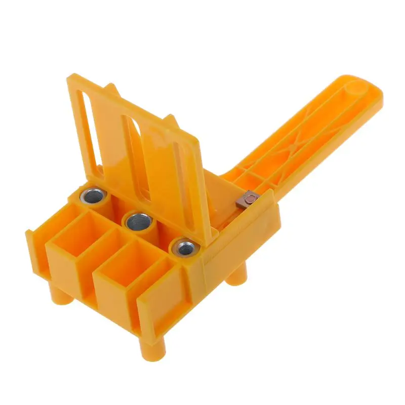

Handheld Woodworking Doweling Jig Drill Guide Wood Dowel Drilling Hole Saw Accessories 19QB