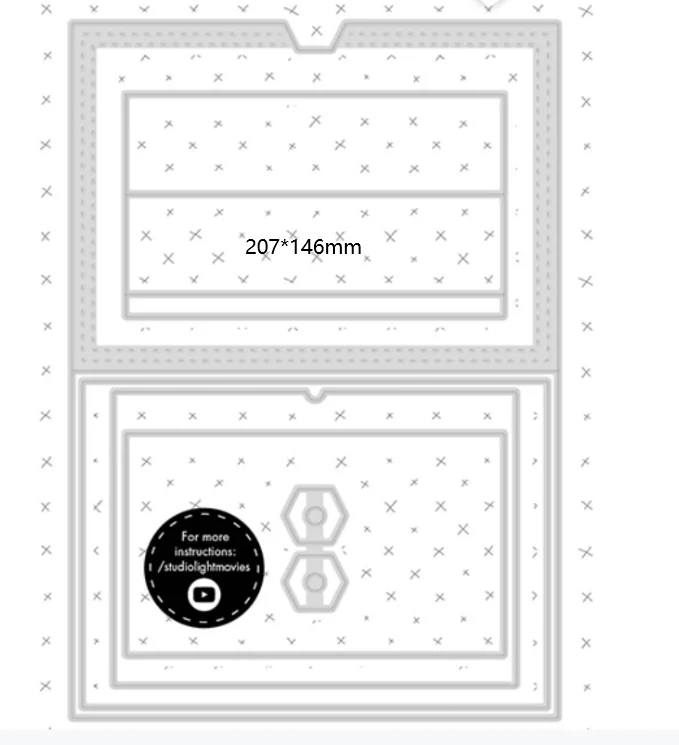 

Metal cut die 3D Essentials Frame 2 mold card Scrapbook paper craft knife mould blade punch stencils