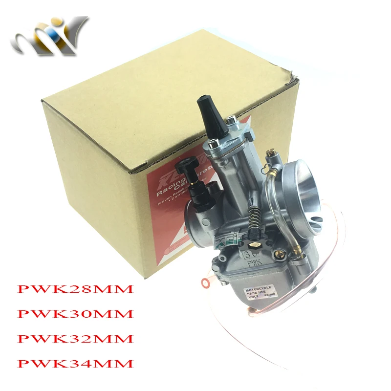 Мотоцикл koso pwk28 карбюратор Carburador pwk 28 30 32 34 мм с жиклера мощности ATV Kart Байк подходит на гонках