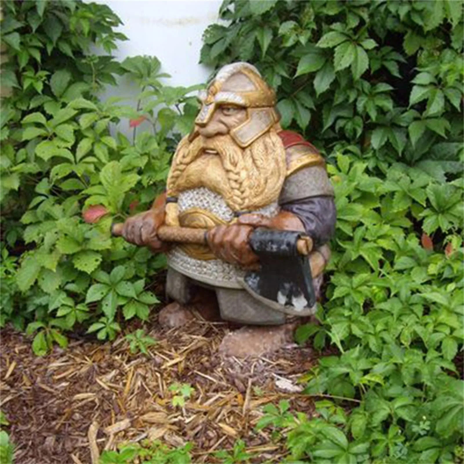 

Norse Dwarf Gnome Statue Outdoor Gnome Figurines Yard Decor Garden