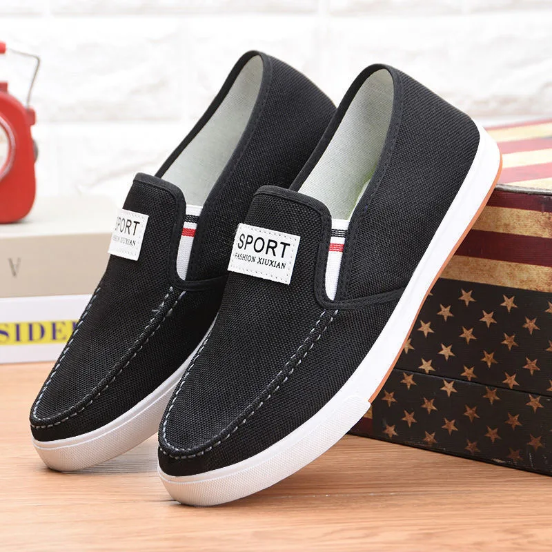2022 Мужская парусиновая обувь, модная 